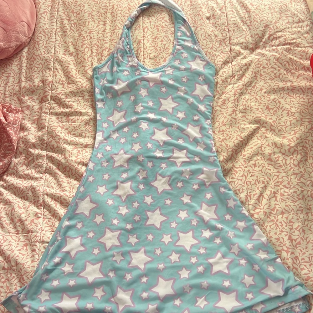 sugar thrillz halter mini dress